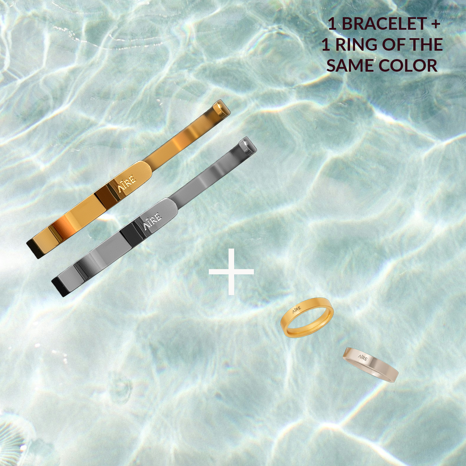 AĨRE Art of Living Bundle (Ring + Bracelet)